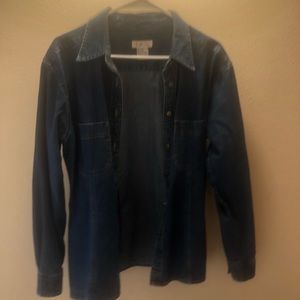 Talbots Jean Shirt M